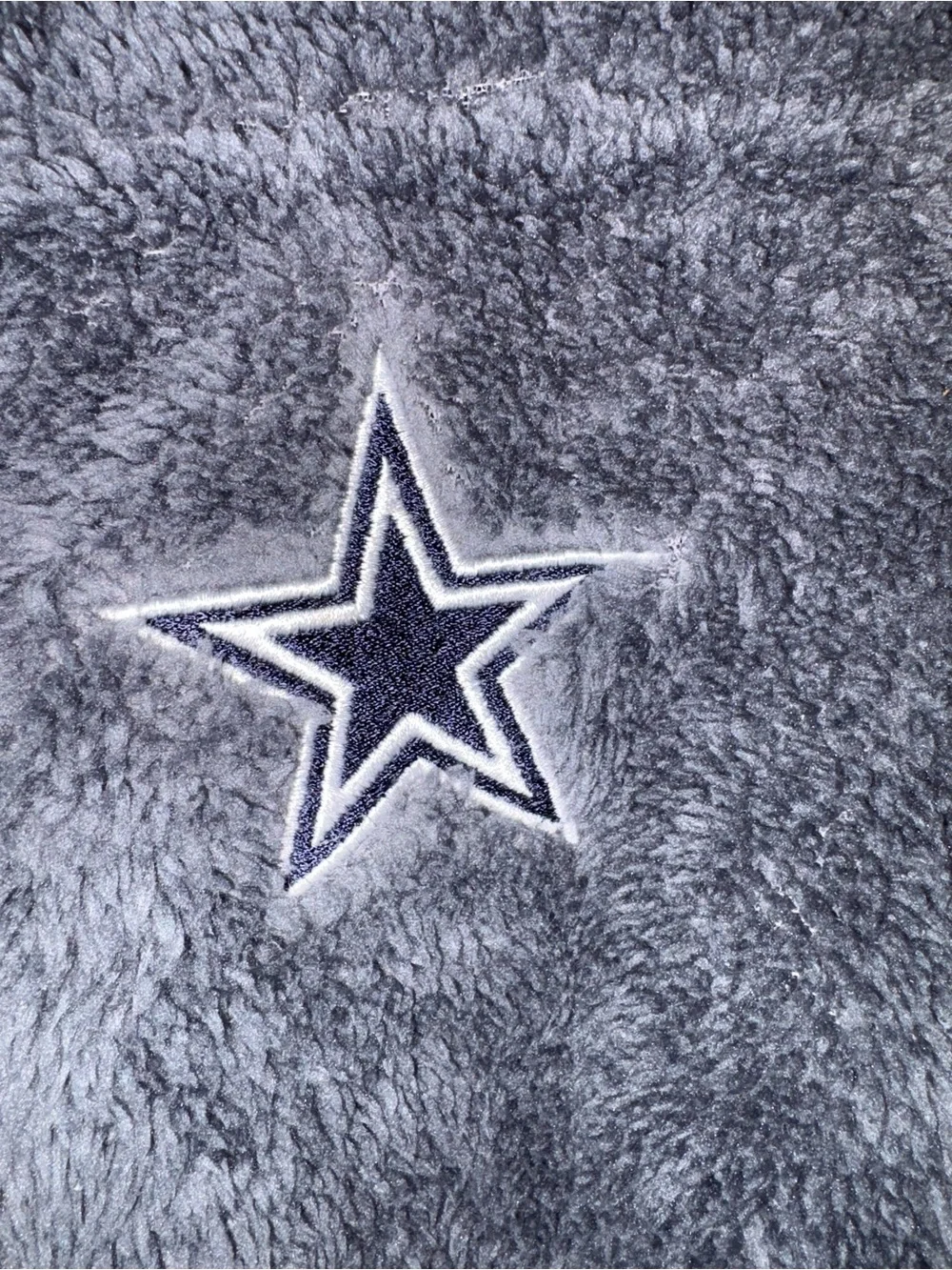 NFL Juniors Collection grey fleece jacket